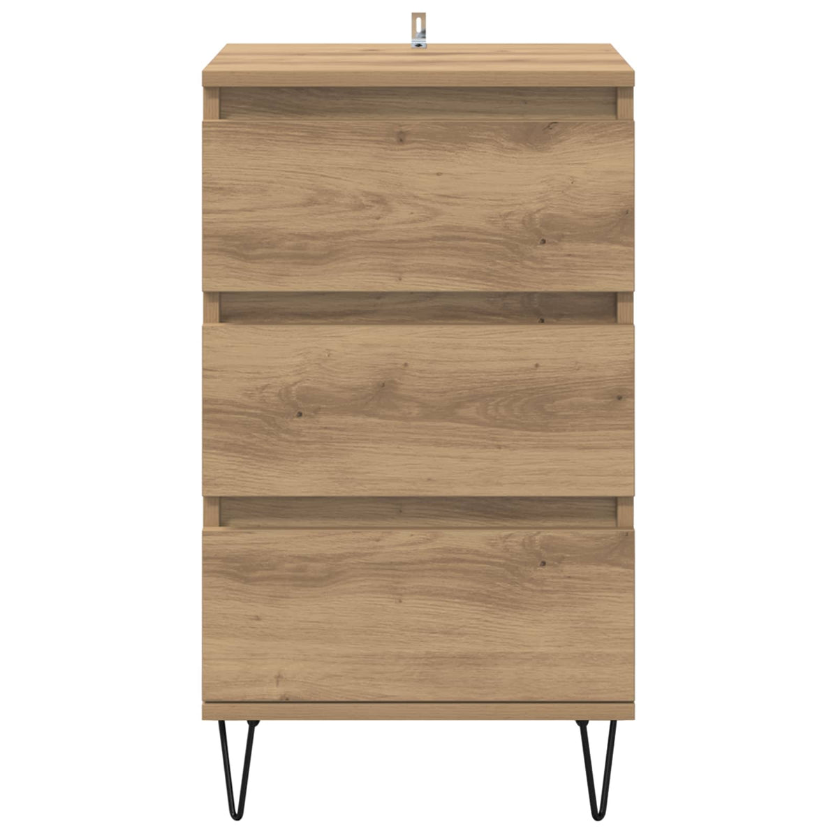 Sideboard Artisan Egetræ 40 x 35 x 70 cm Ingeniørt træ og jern