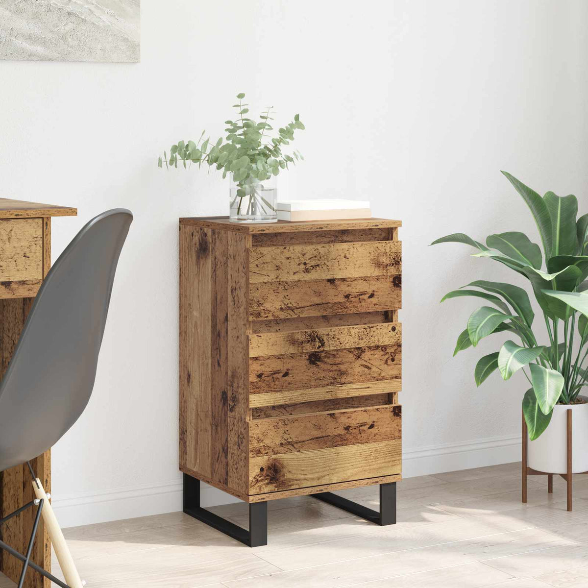 Sideboard Gammelt træ Konstrueret træ