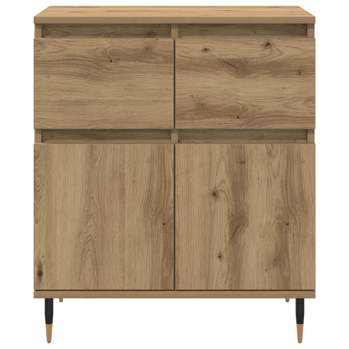 Sideboard Artisan Egetræ 60 x 35 x 70 cm Ingeniørt træ og jern