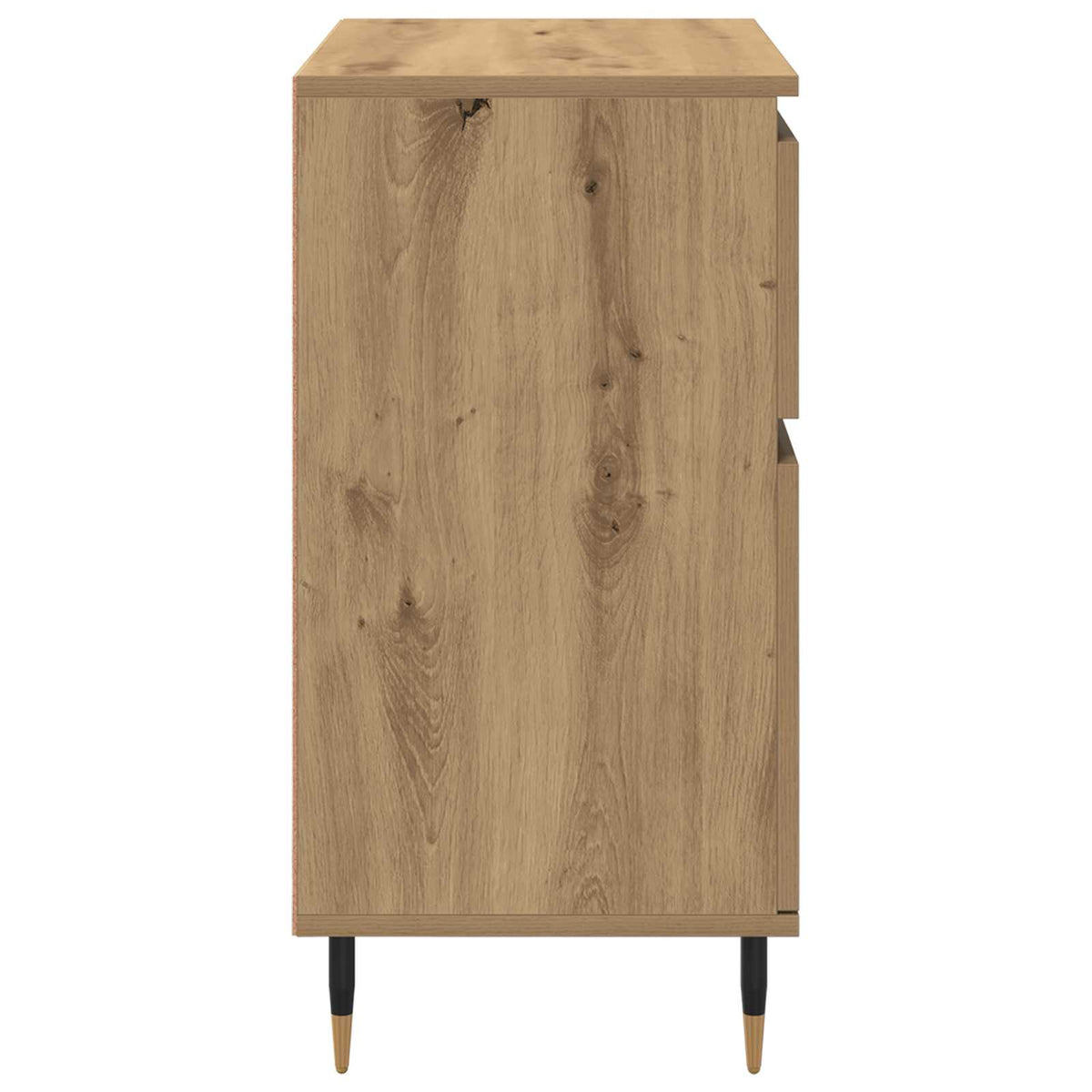 Sideboard Artisan Egetræ 60 x 35 x 70 cm Ingeniørt træ og jern