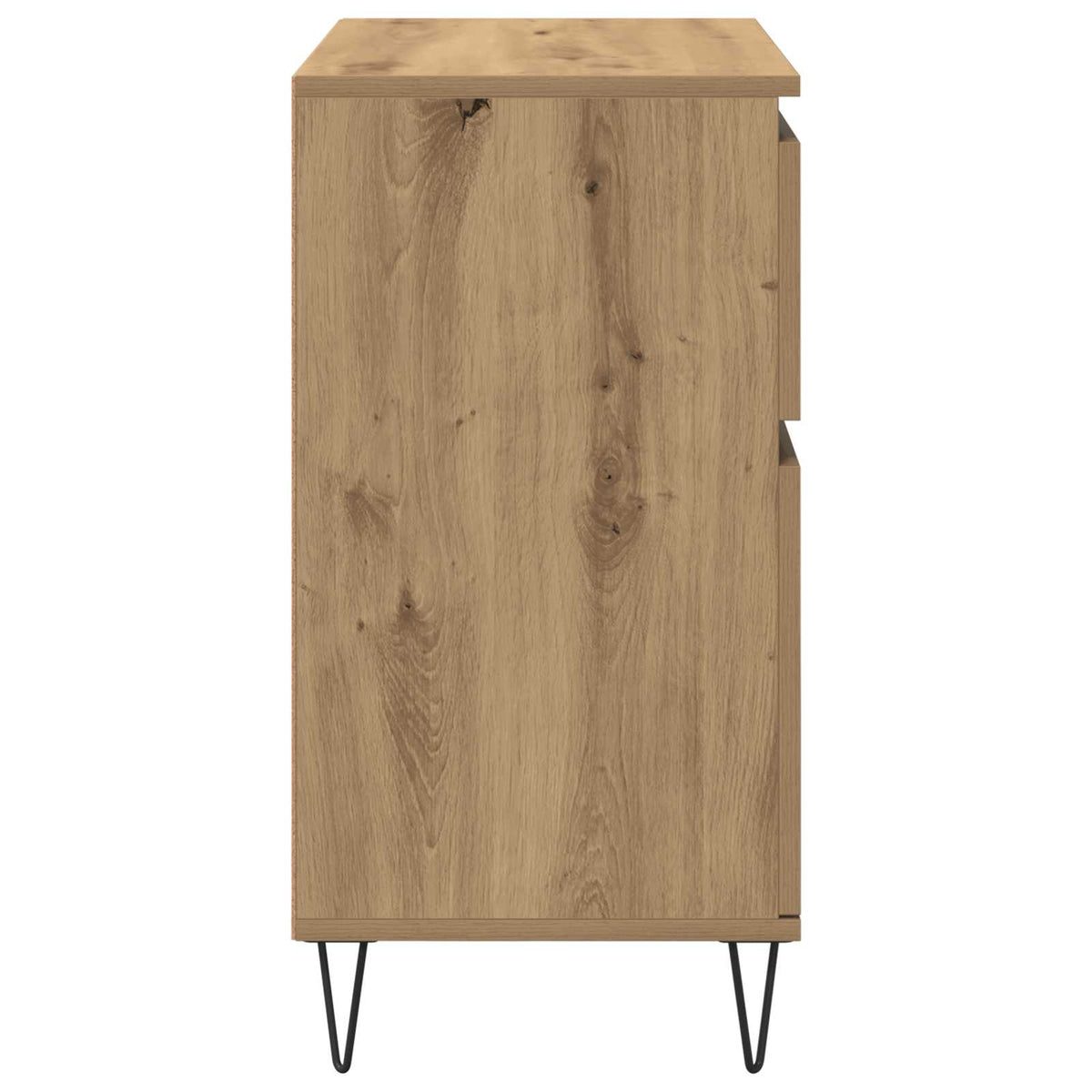 Sideboard Artisan Egetræ 60 x 35 x 70 cm Ingeniørt træ og jern