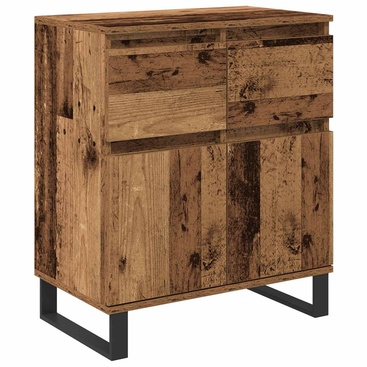 Sideboard Gammelt træ 60 x 35 x 70 cm Ingeniørt træ og jern