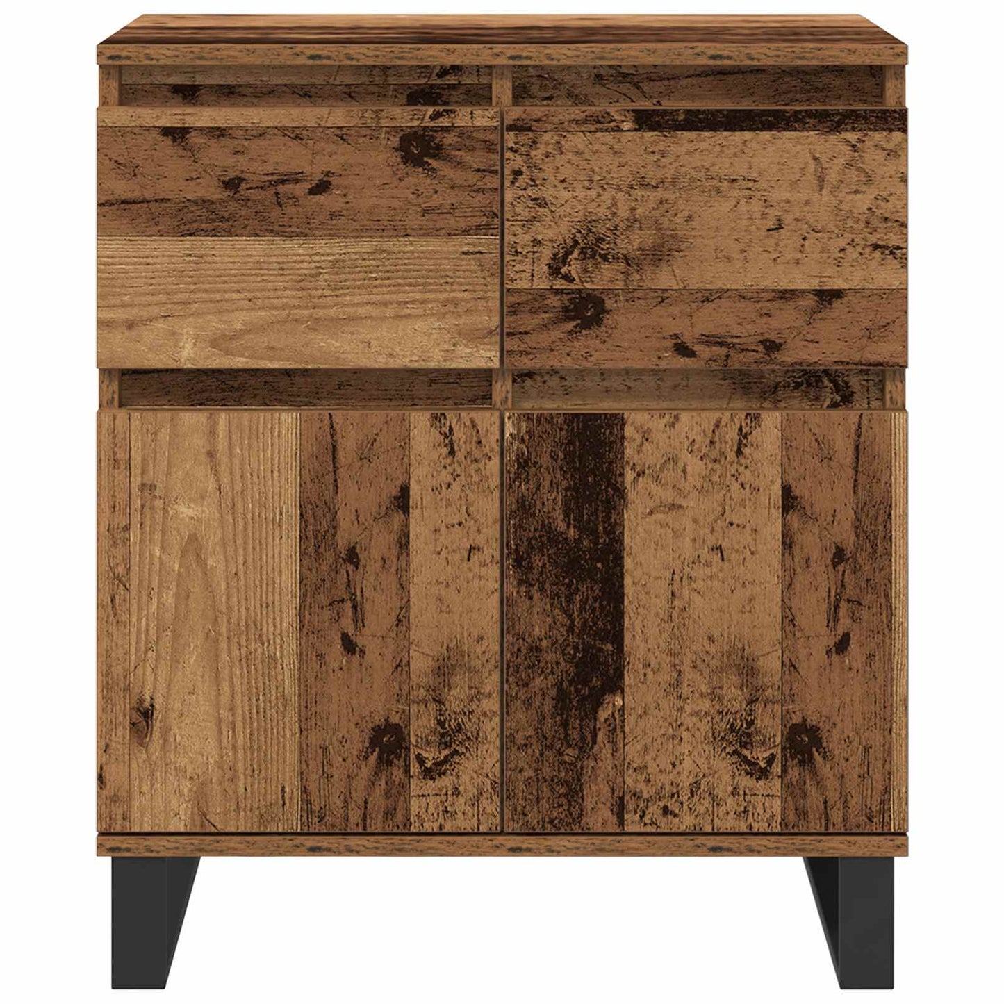 Sideboard Gammelt træ 60 x 35 x 70 cm Ingeniørt træ og jern