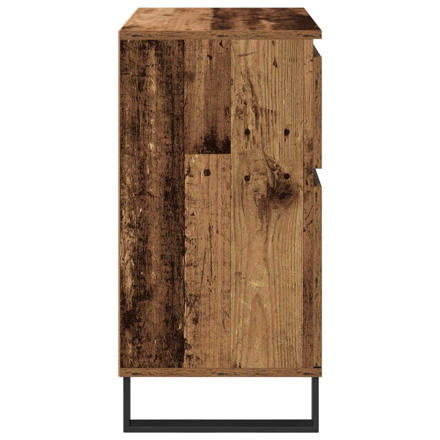 Sideboard Gammelt træ 60 x 35 x 70 cm Ingeniørt træ og jern