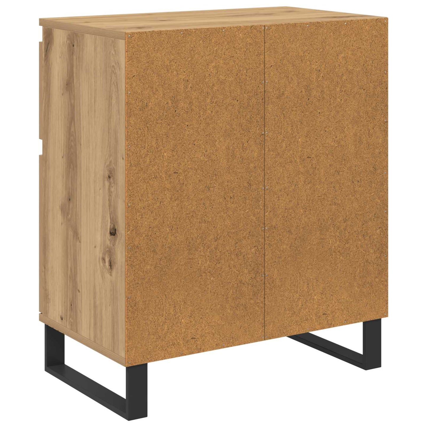 Sideboard Artisan Egetræ 60 x 35 x 70 cm Ingeniørt træ og jern