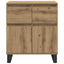 Sideboard Artisan Egetræ 60 x 35 x 70 cm Ingeniørt træ og jern
