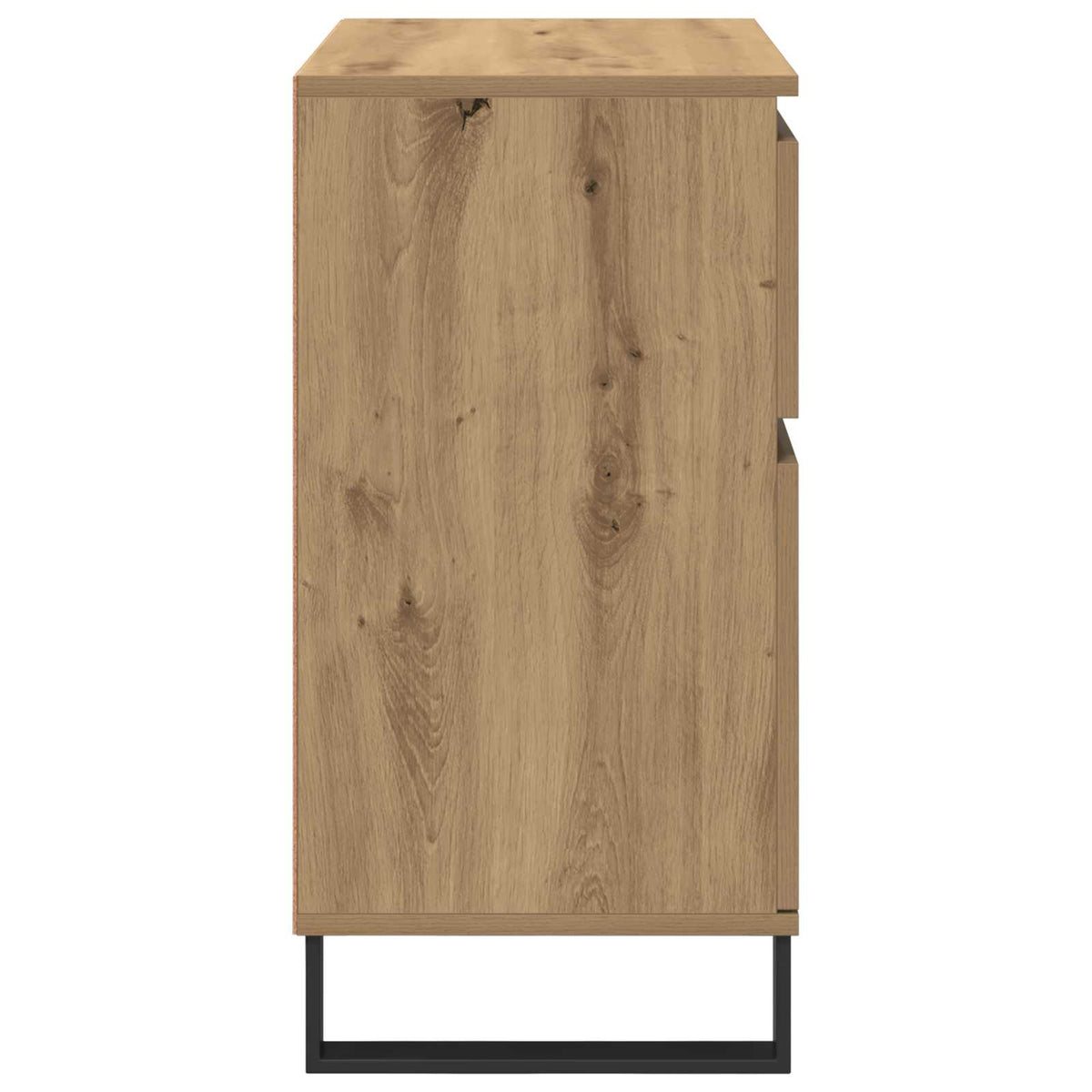 Sideboard Artisan Egetræ 60 x 35 x 70 cm Ingeniørt træ og jern