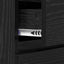 Sideboard Sort eg 60 x 35 x 70 cm Ingeniørt træ og jern