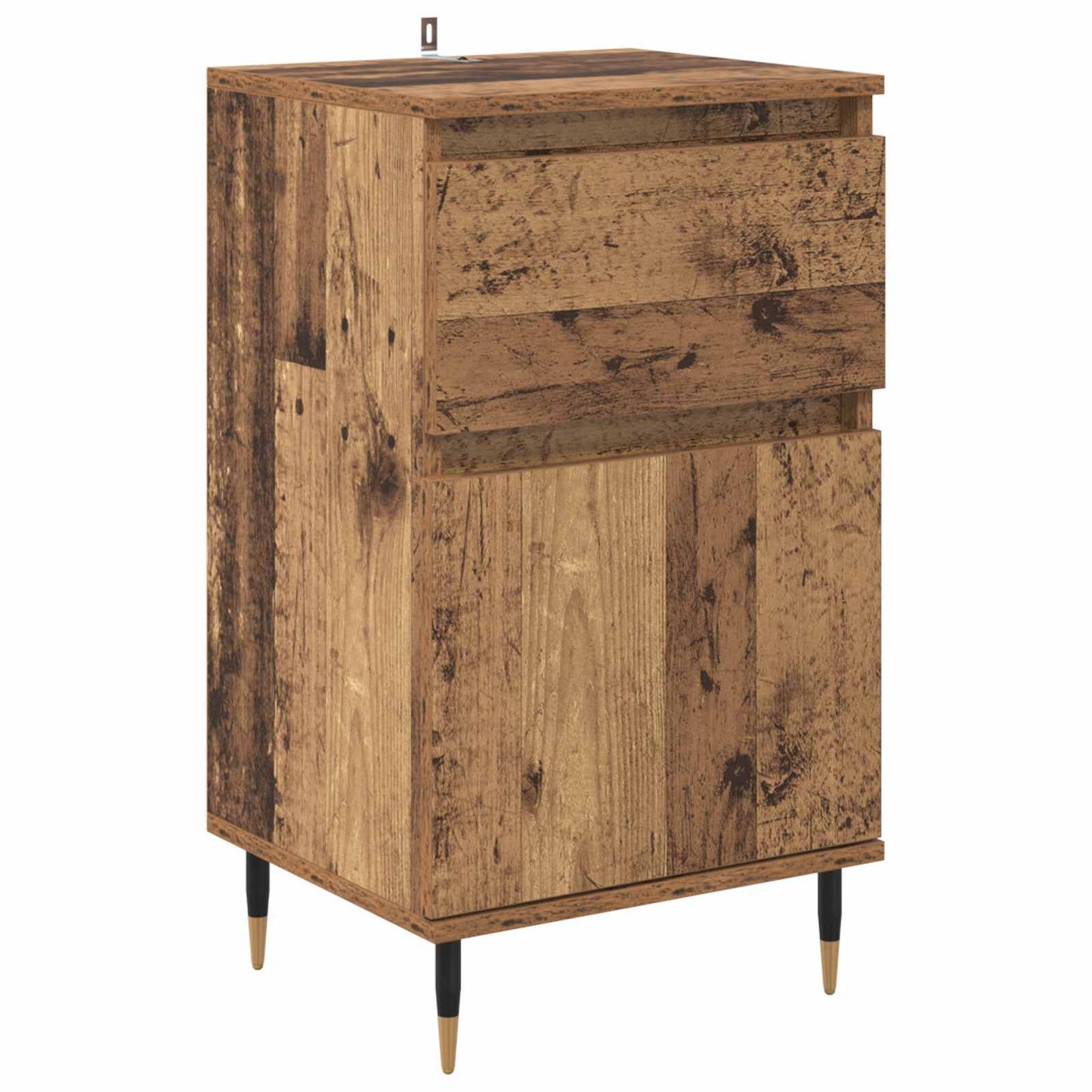 Sideboard Gammelt træ 40 x 35 x 70 cm Ingeniørt træ og jern