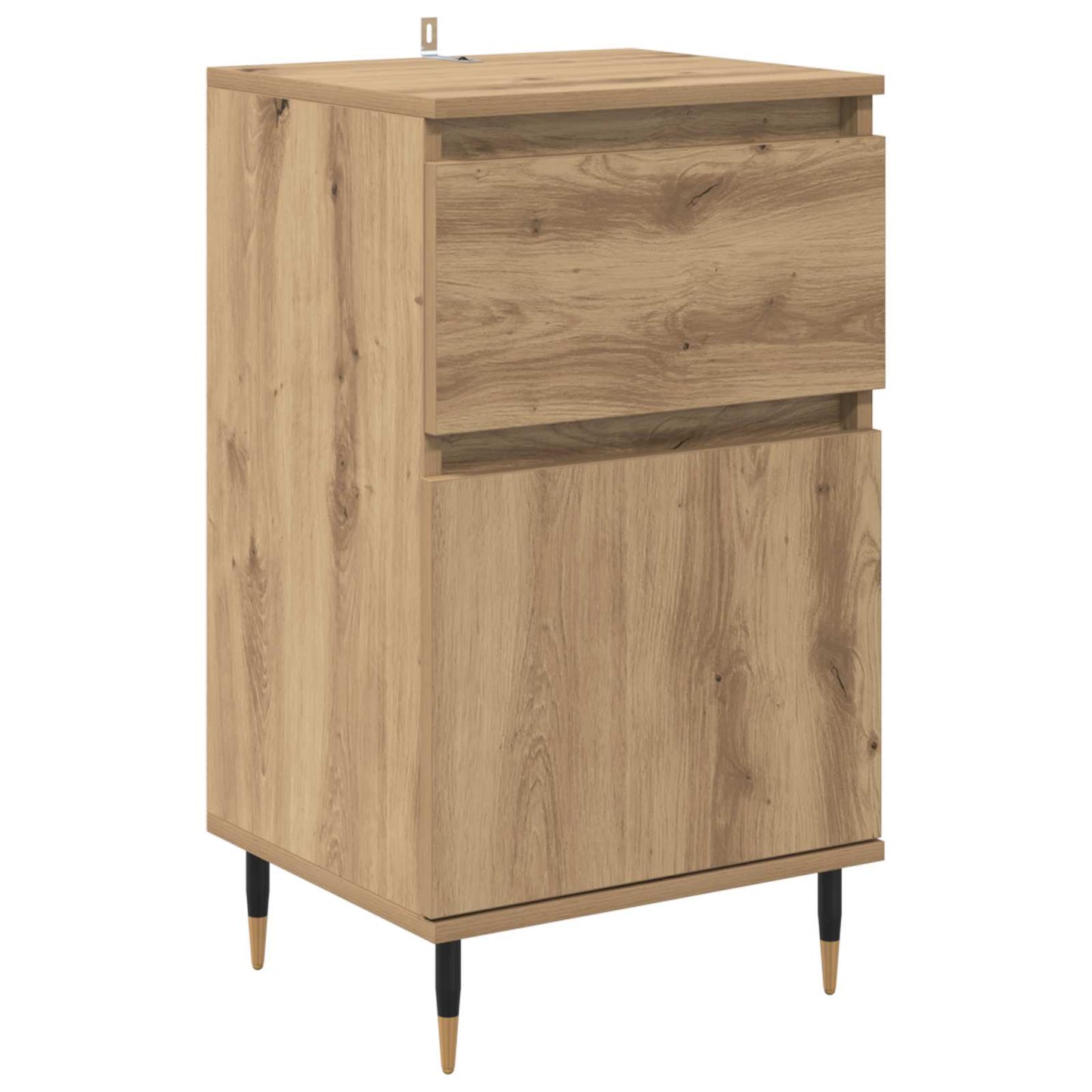 Sideboard Artisan Egetræ 40 x 35 x 70 cm Ingeniørt træ og jern