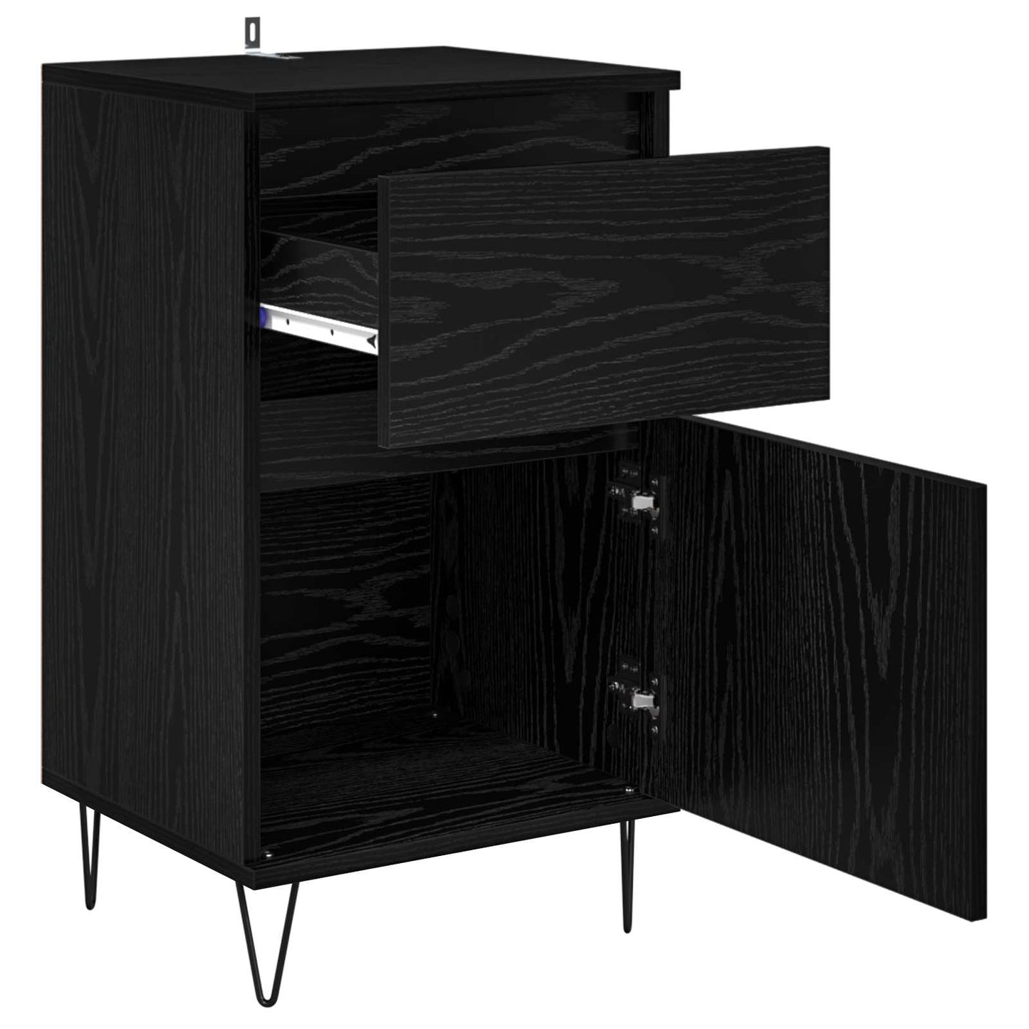 Sideboard Sort eg 35 x 40 x 70 cm Konstrueret træ