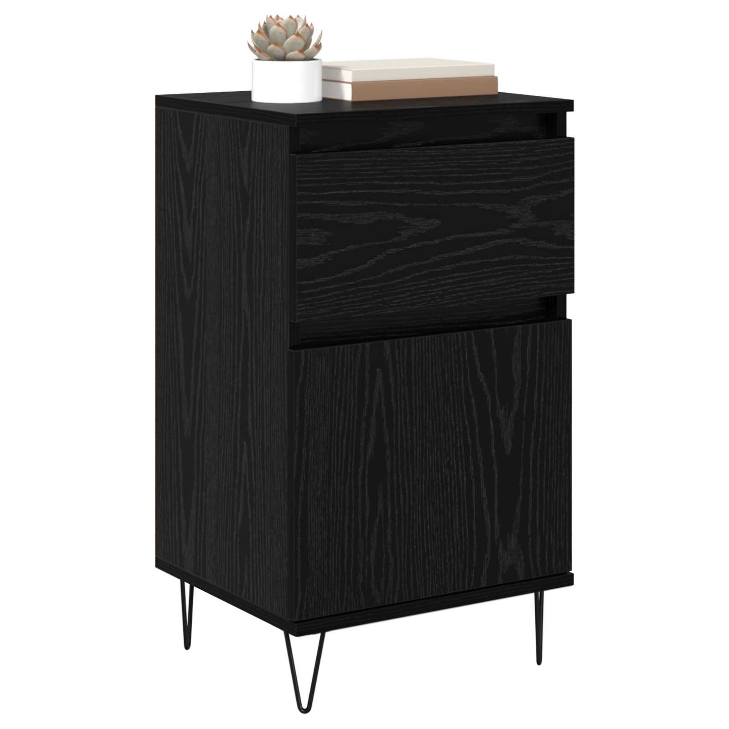 Sideboard Sort eg 35 x 40 x 70 cm Konstrueret træ