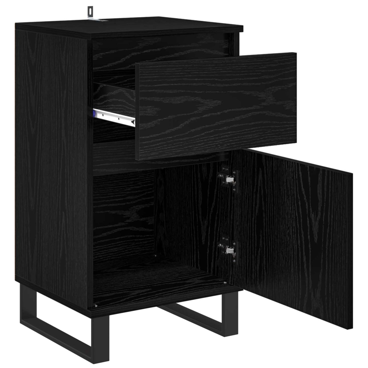 Sideboard Sort eg 35 x 40 x 70 cm Konstrueret træ
