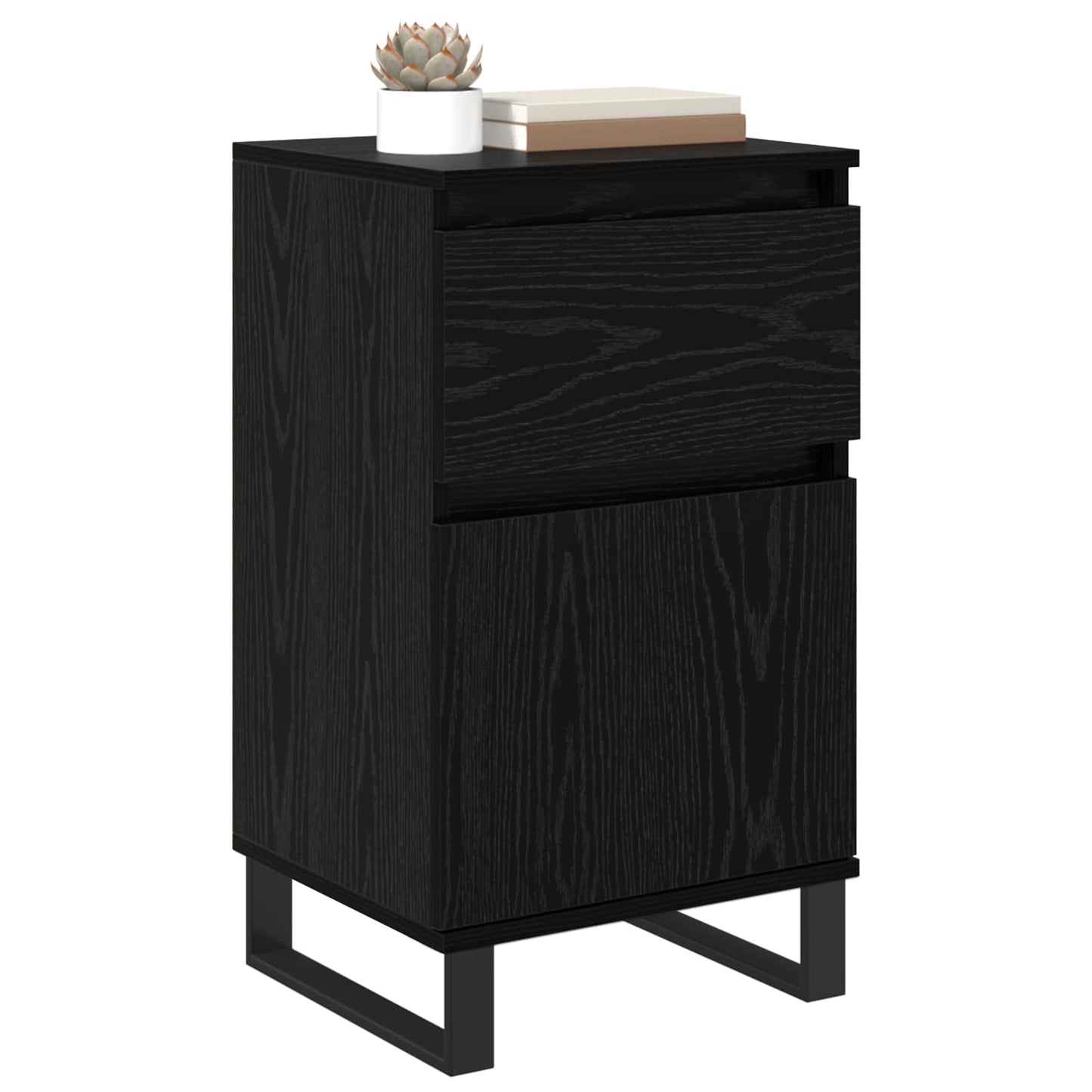 Sideboard Sort eg 35 x 40 x 70 cm Konstrueret træ