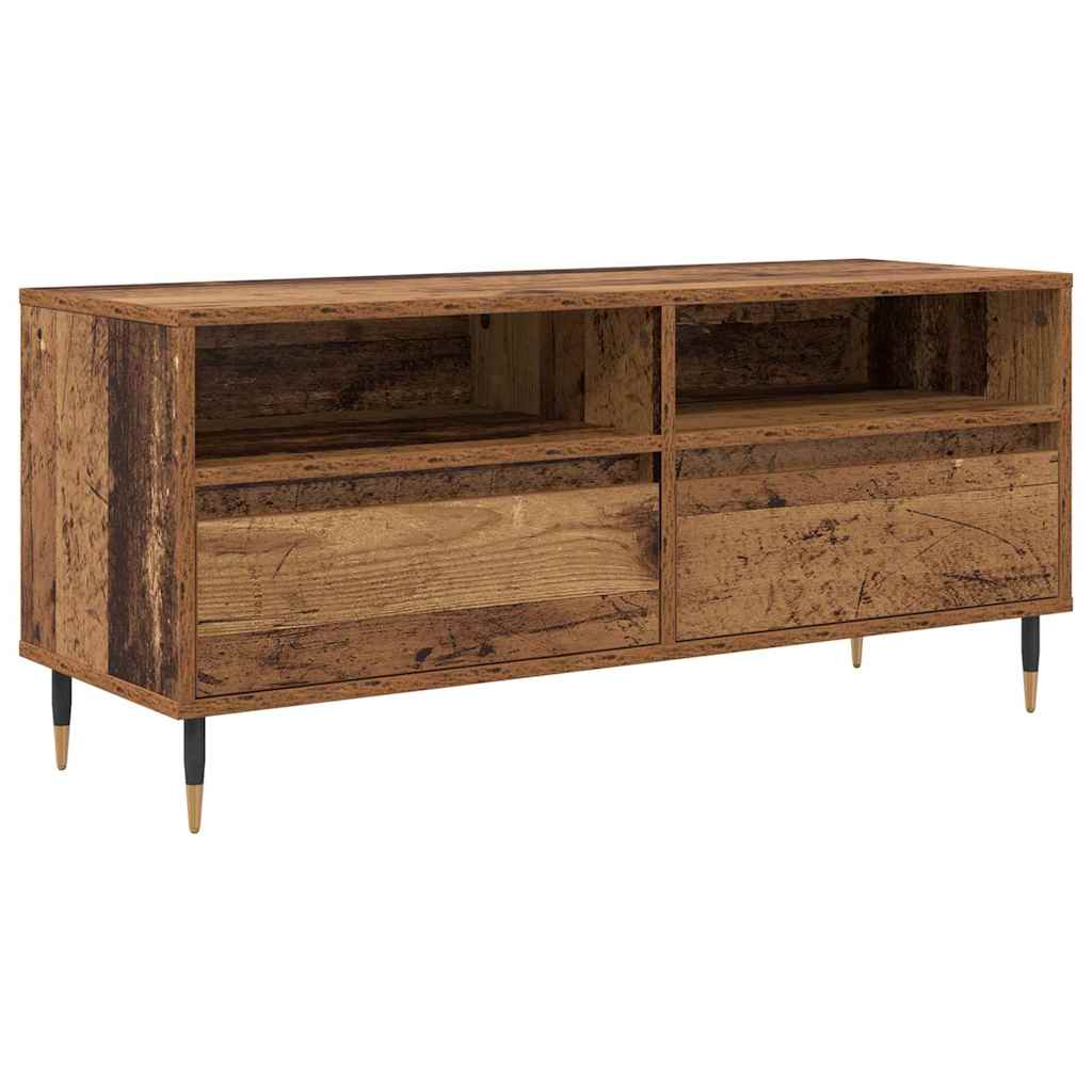 TV-skab Gammelt træ 100 x 34,5 x 44,5 cm Ingeniørt træ og jern