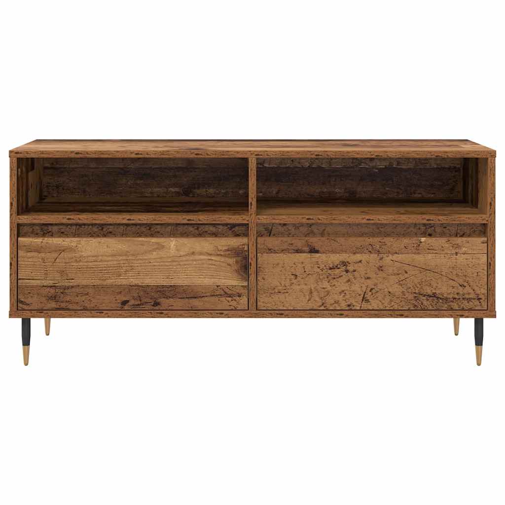TV-skab Gammelt træ 100 x 34,5 x 44,5 cm Ingeniørt træ og jern
