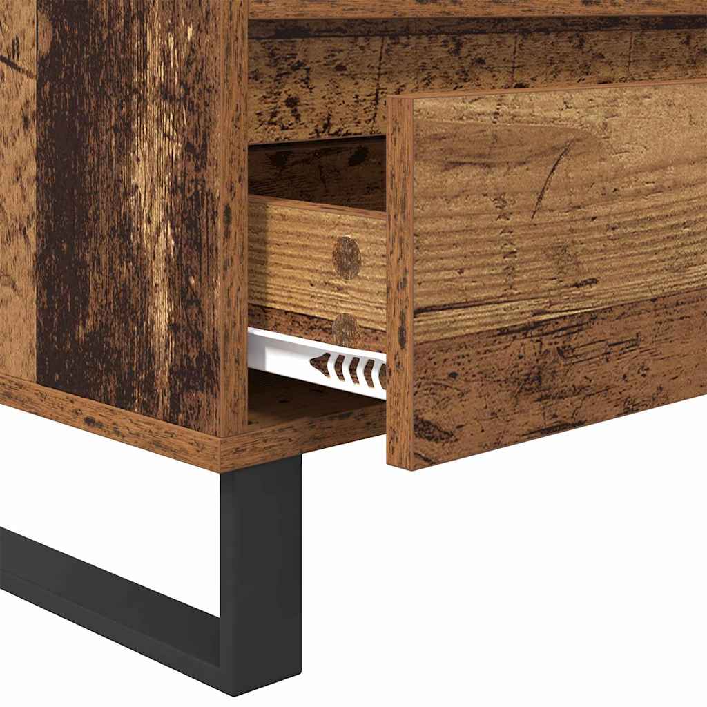 TV-skab Gammelt træ 100 x 34,5 x 44,5 cm Ingeniørt træ og jern