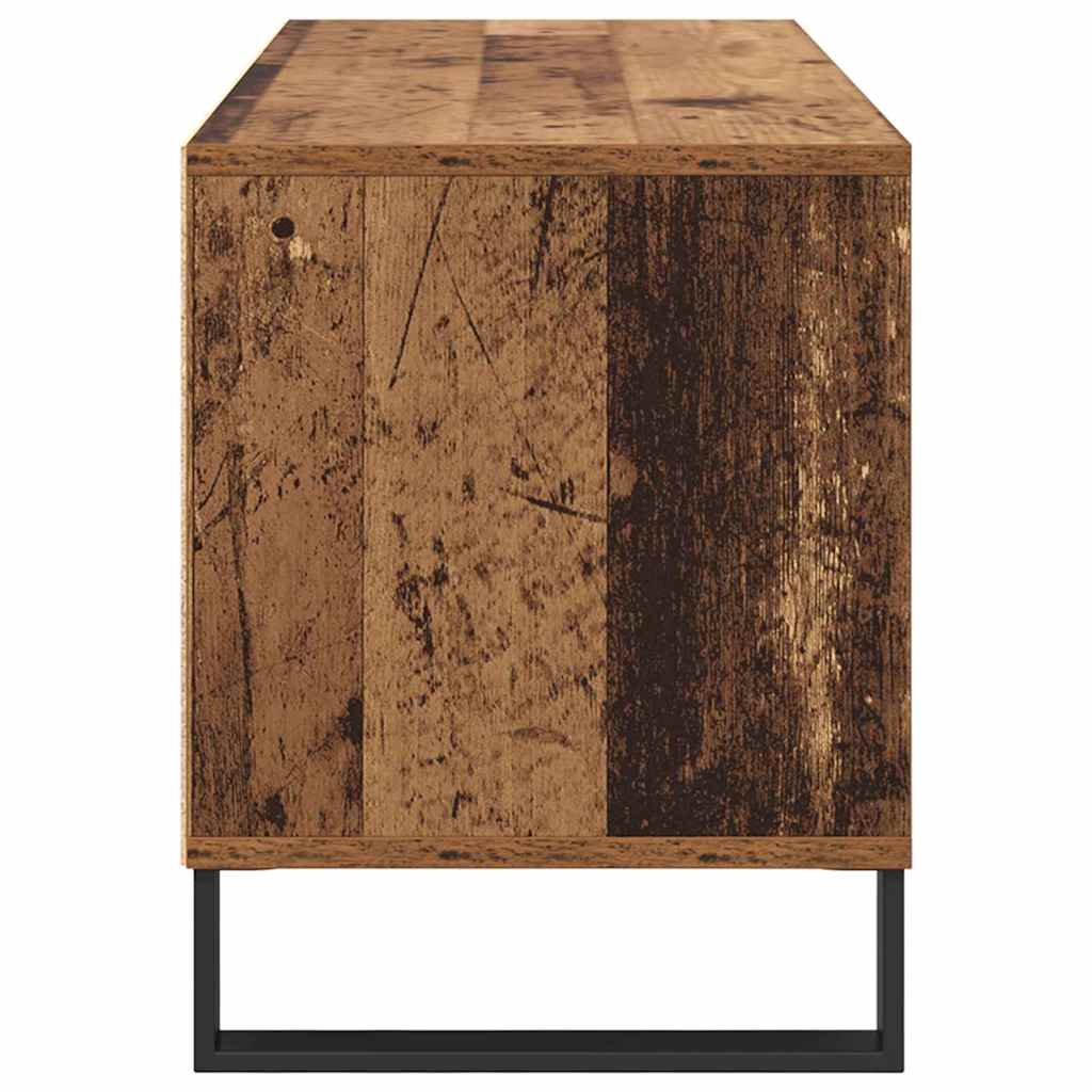 TV-skab Gammelt træ 100 x 34,5 x 44,5 cm Ingeniørt træ og jern
