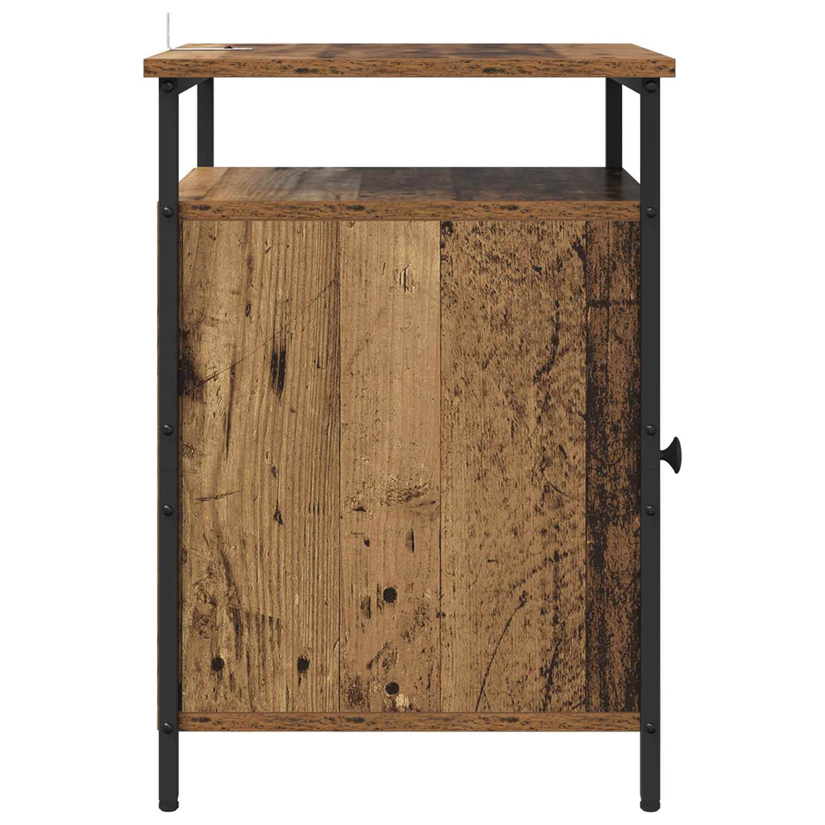 Natskab 2 stk. Gammelt træ 40 x 42 x 60cm Konstrueret træ