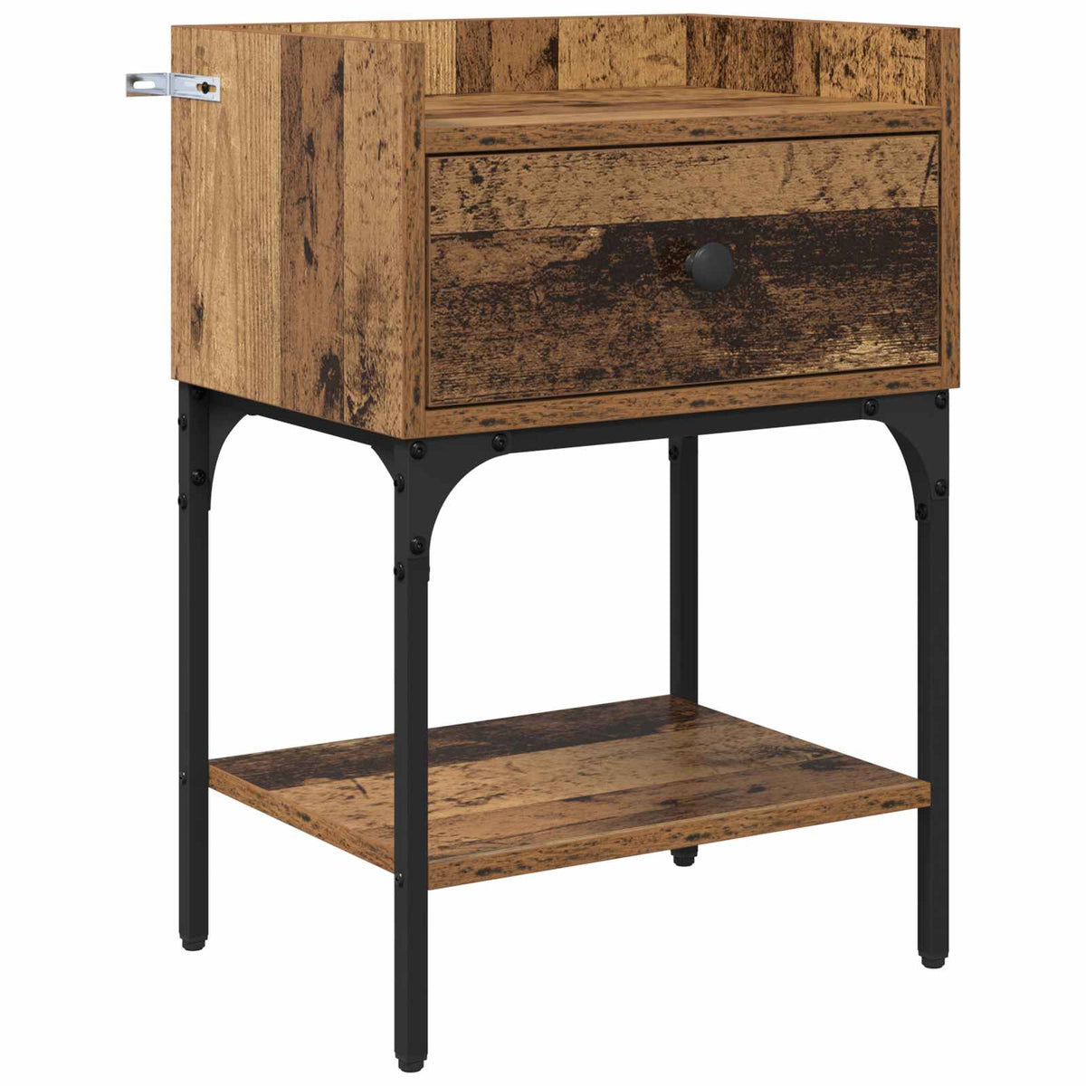 Sengebord Gammelt træ 40 x 29 x 60 cm Konstrueret træ