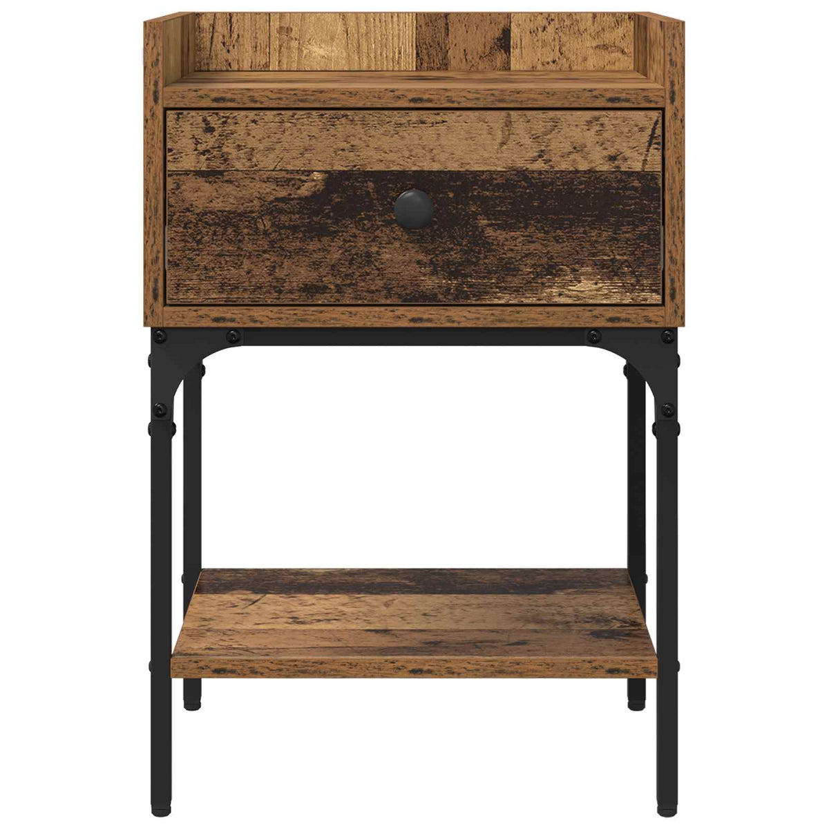 Sengebord Gammelt træ 40 x 29 x 60 cm Konstrueret træ