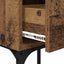 Sengebord 2 stk. Gammelt træ 40 x 29 x 60 cm Konstrueret træ