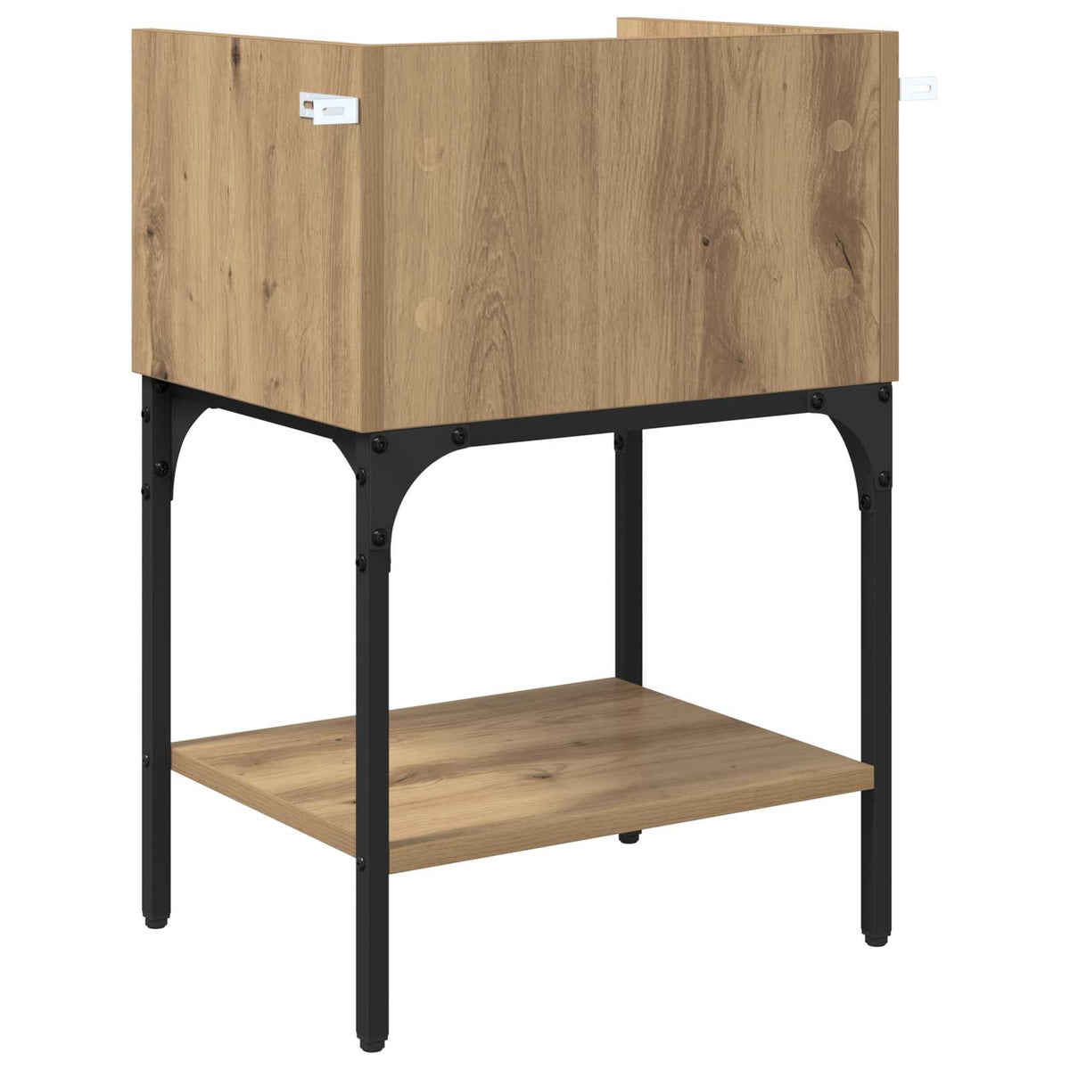 Sengebord Artisan Egetræ 40 x 29 x 60 cm Konstrueret træ