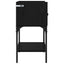 Sengebord Sort eg 40 x 29 x 60 cm Konstrueret træ