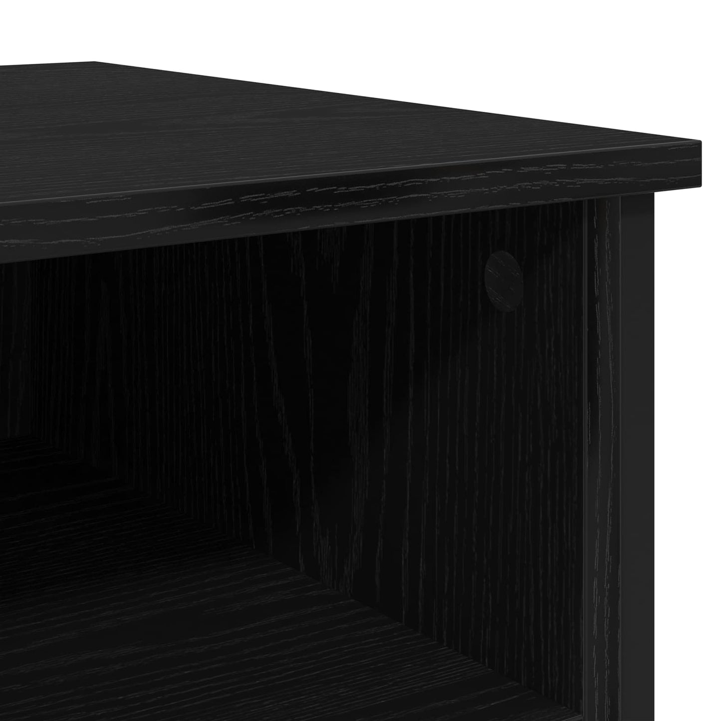 Natskab 2 stk. Sort eg 40 x 42 x 60 cm Konstrueret træ