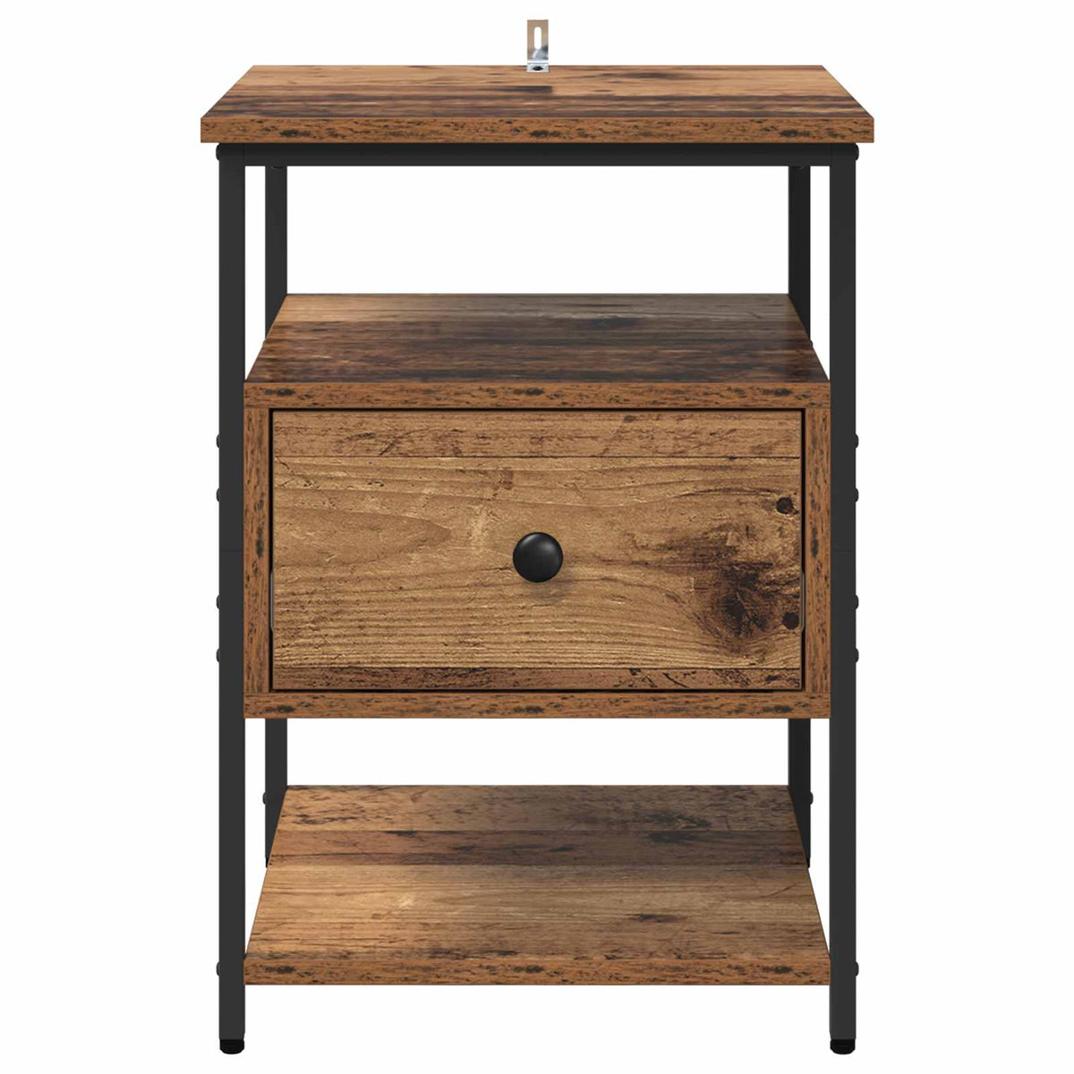 Natskab 2 stk. Gammelt træ 40 x 42 x 56 cm Konstrueret træ