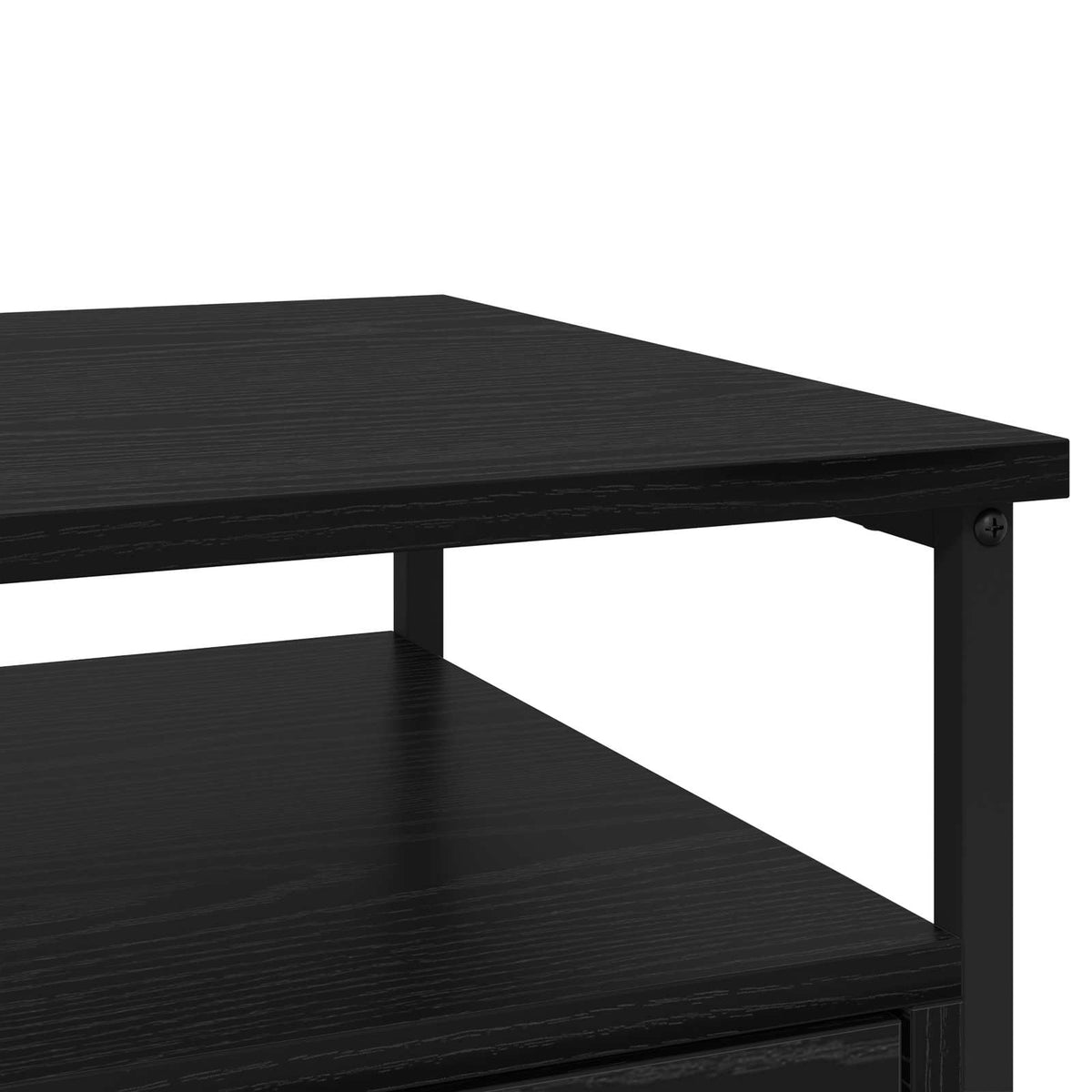 Natskab Sort eg 40 x 42 x 55 cm Konstrueret træ