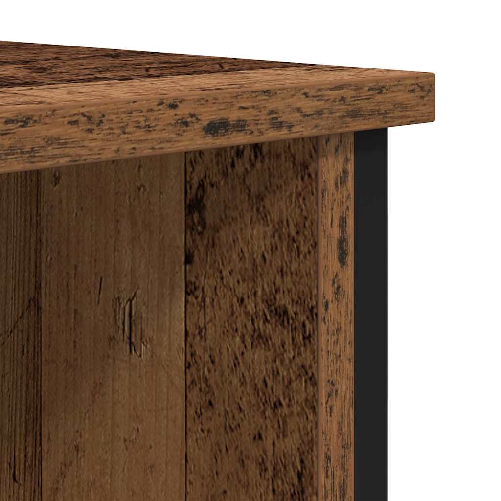 TV-skab 100 x 40 x 50 cm Gammelt træ Konstrueret træ