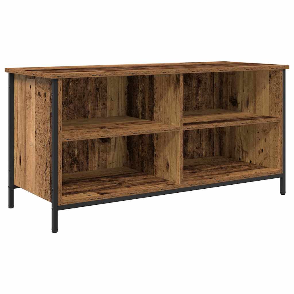 TV-skab 100 x 40 x 50 cm Gammelt træ Konstrueret træ