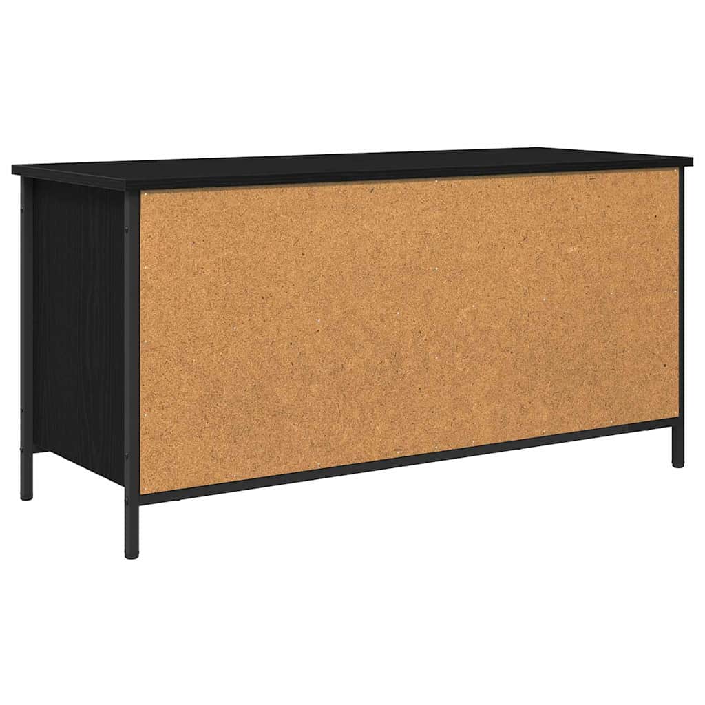 TV-skab 100 x 40 x 50 cm Sort eg Konstrueret træ