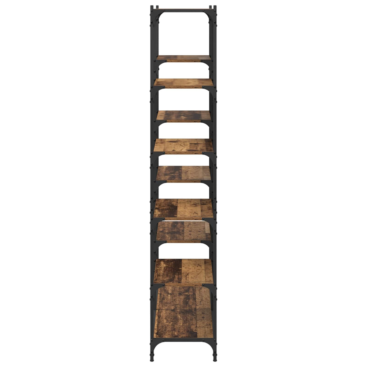 Bogreol 9 niveauer 100 x 32 x 170 cm Konstrueret træ