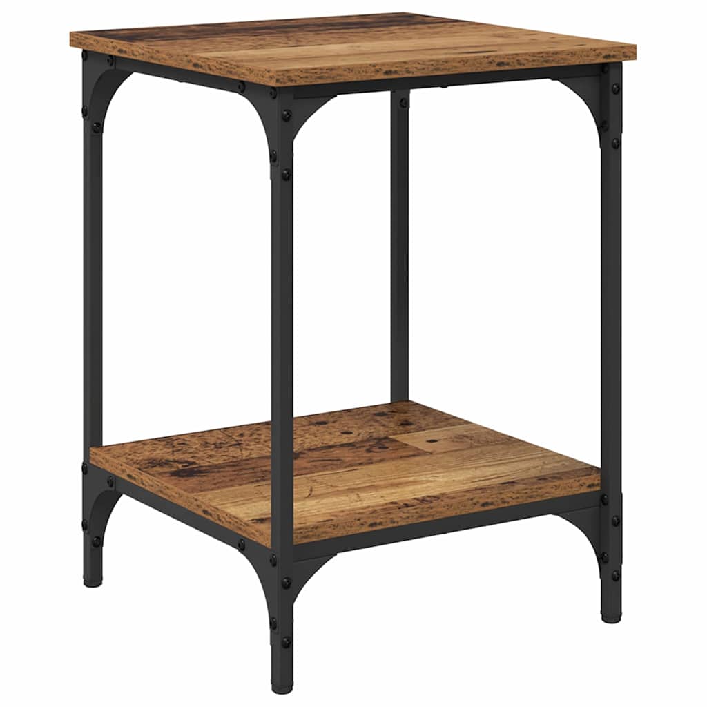 Sofabord Gammelt træ 40 x 40 x 55 cm Konstrueret træ