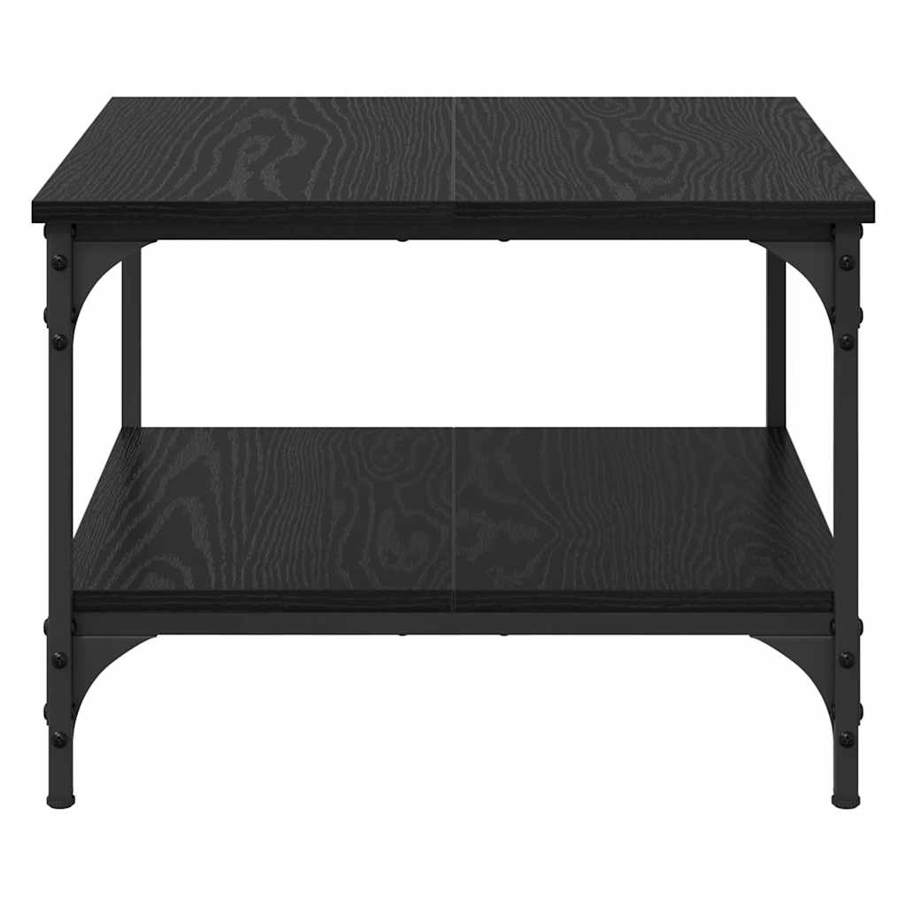 Sofabord Sort eg 55 x 55 x 40 cm Konstrueret træ
