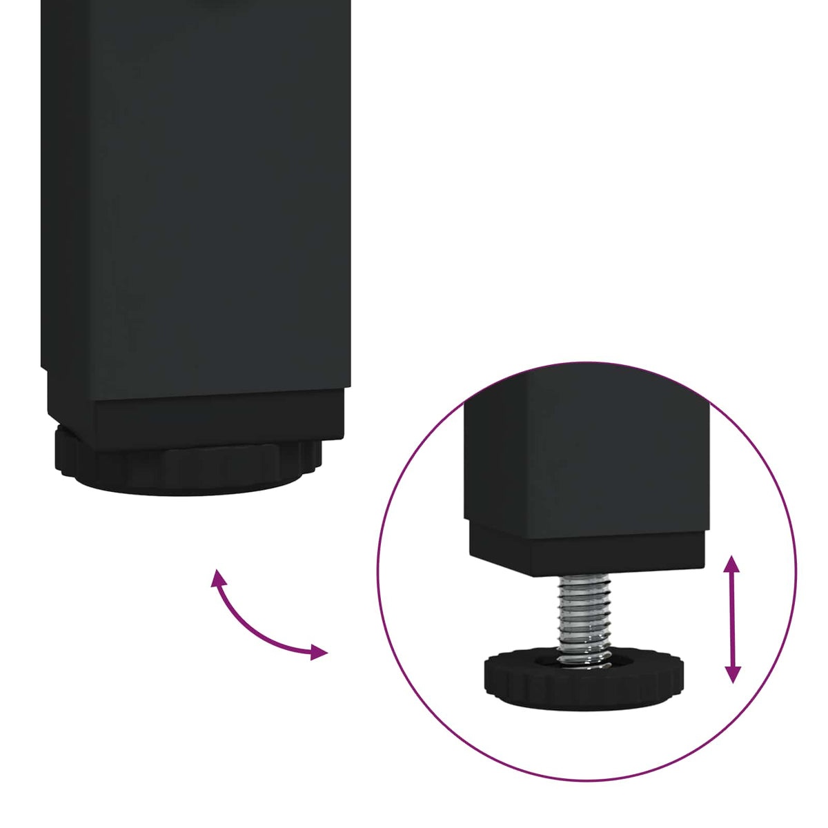 Konsolbord Sort eg 160 x 30 x 75 cm Konstrueret træ