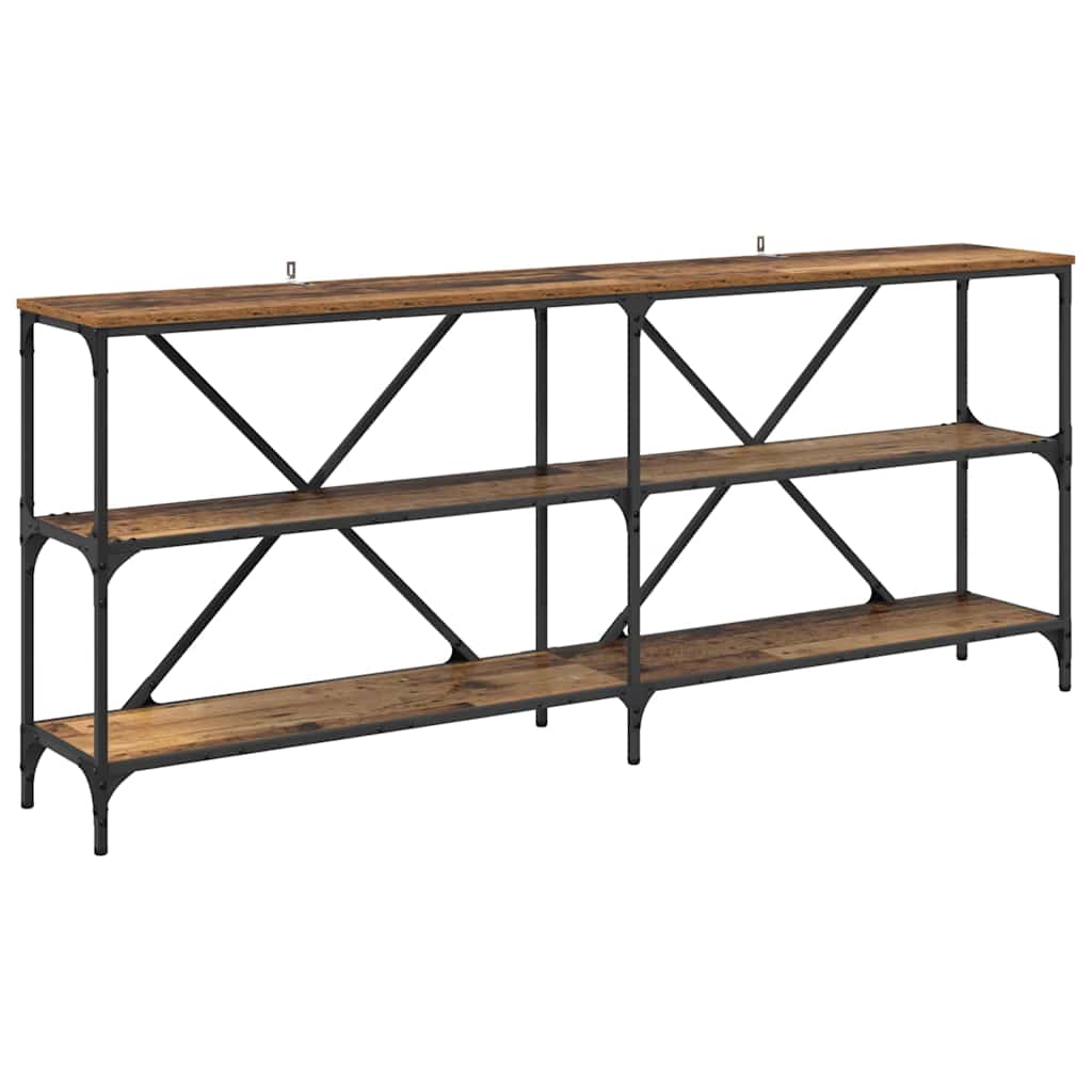 Konsolbord Gammelt træ 180 x 30 x 75 cm Konstrueret træ