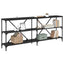 Konsolbord Sort eg 180 x 30 x 75 cm Konstrueret træ