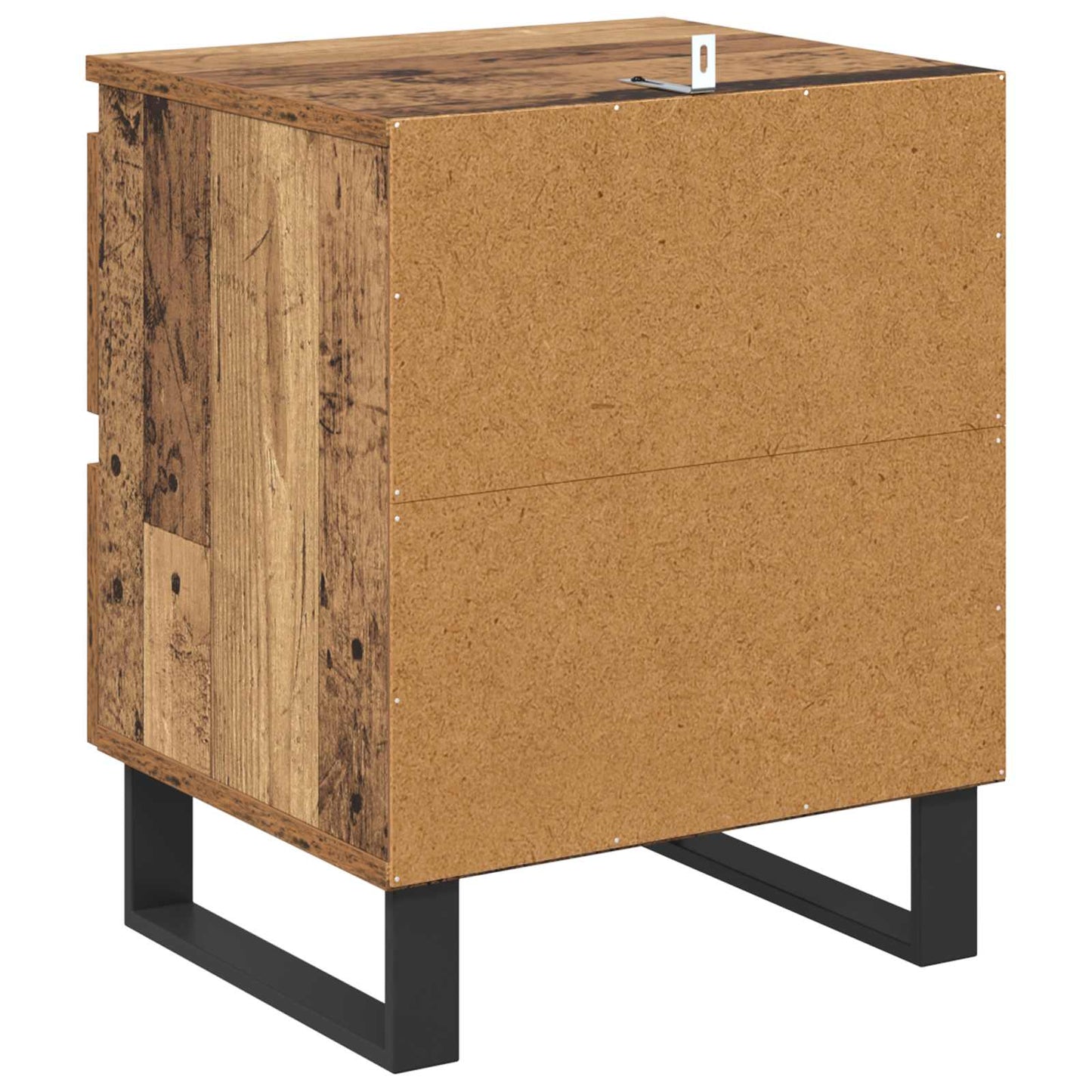 Natskab 2 stk. Gammelt træ 40 x 35 x 50 cm Konstrueret træ