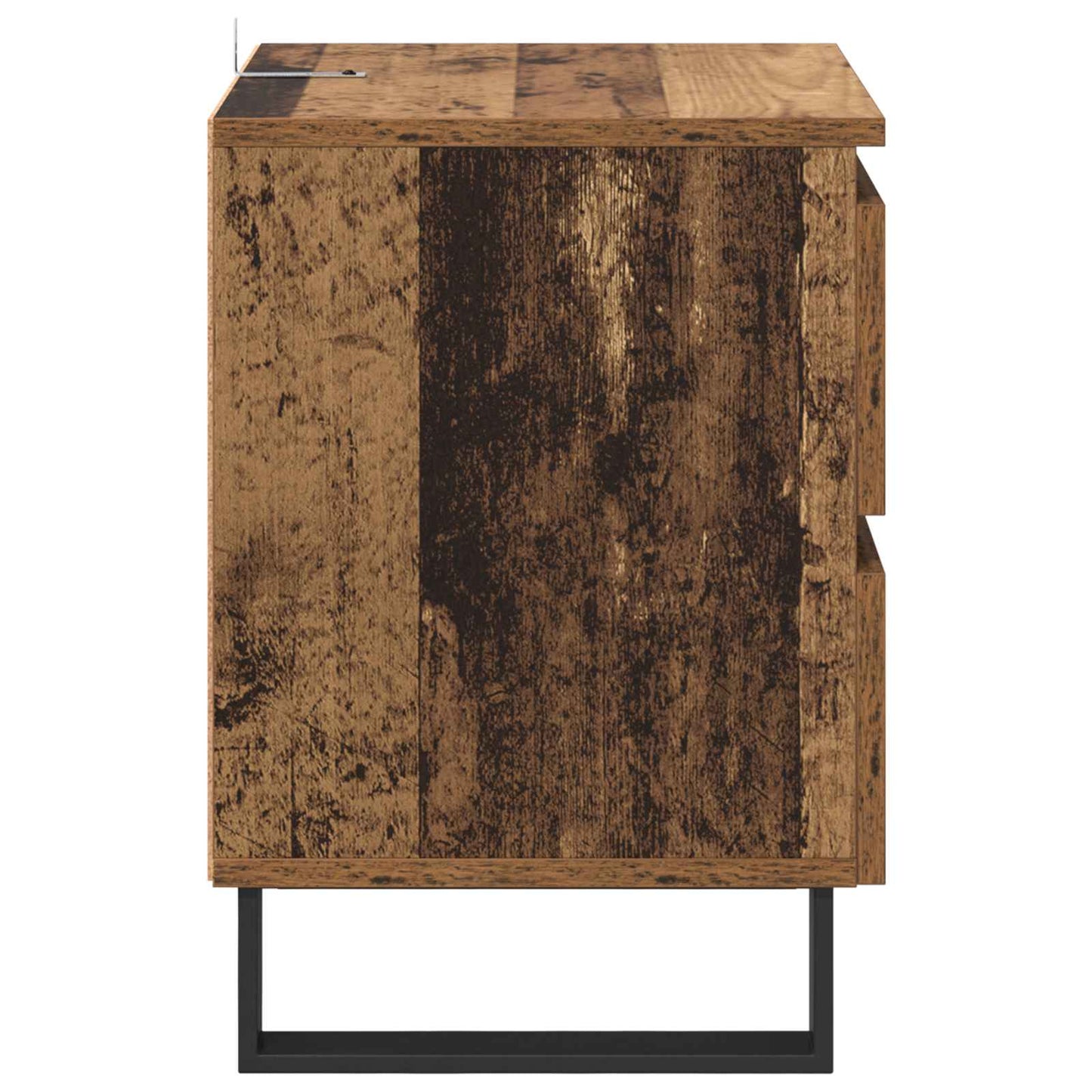 Natskab 2 stk. Gammelt træ 40 x 35 x 50 cm Konstrueret træ