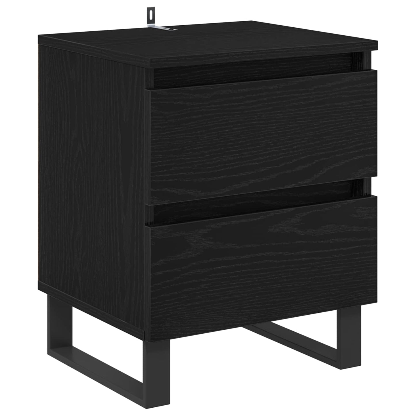 Natskab 2 stk. Sort eg 40 x 35 x 50 cm Konstrueret træ
