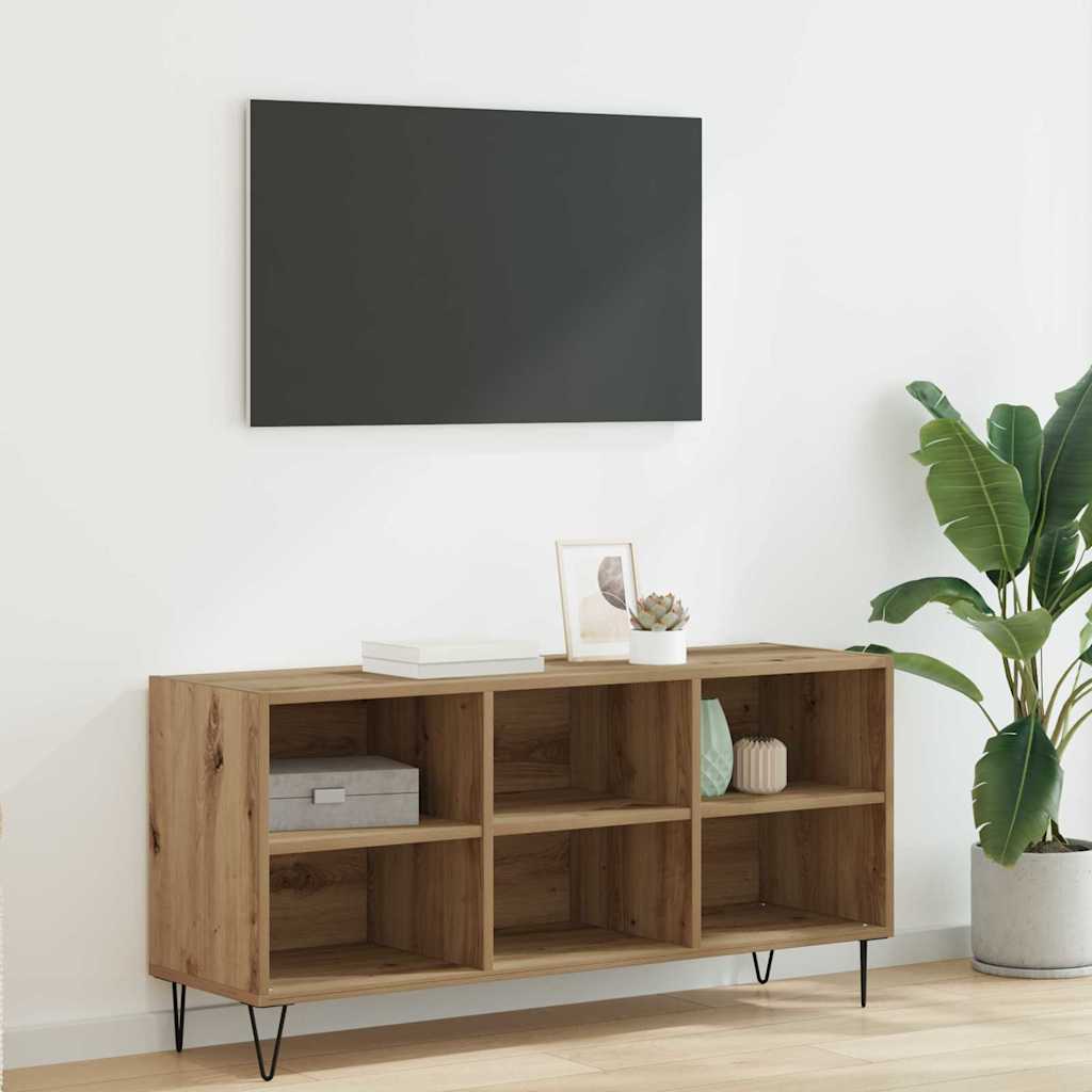 TV-skab 103,5 x 30 x 50 cm Artisan Egetræ Konstrueret træ