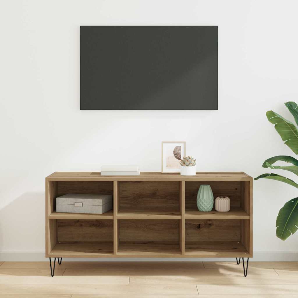 TV-skab 103,5 x 30 x 50 cm Artisan Egetræ Konstrueret træ