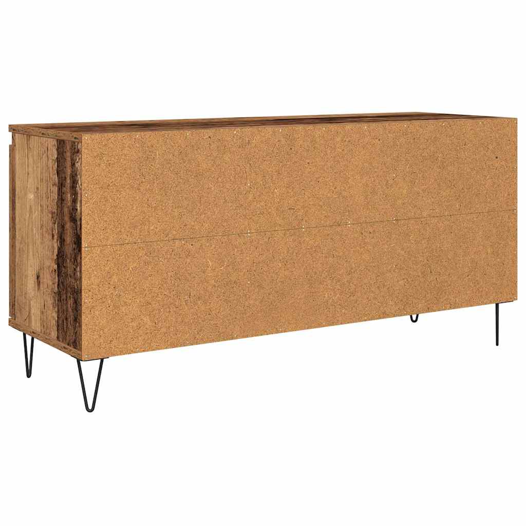 TV-skab 104 x 35 x 50 cm Gammelt træ Konstrueret træ