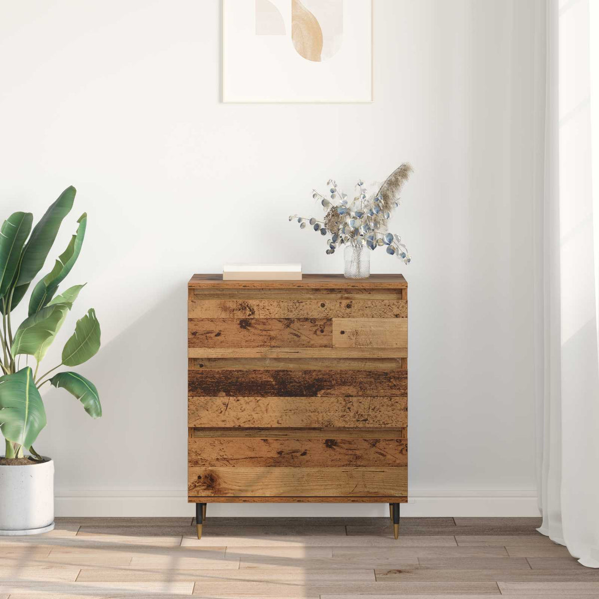 Sideboard Gammelt træ 60 x 35 x 70 cm Konstrueret træ