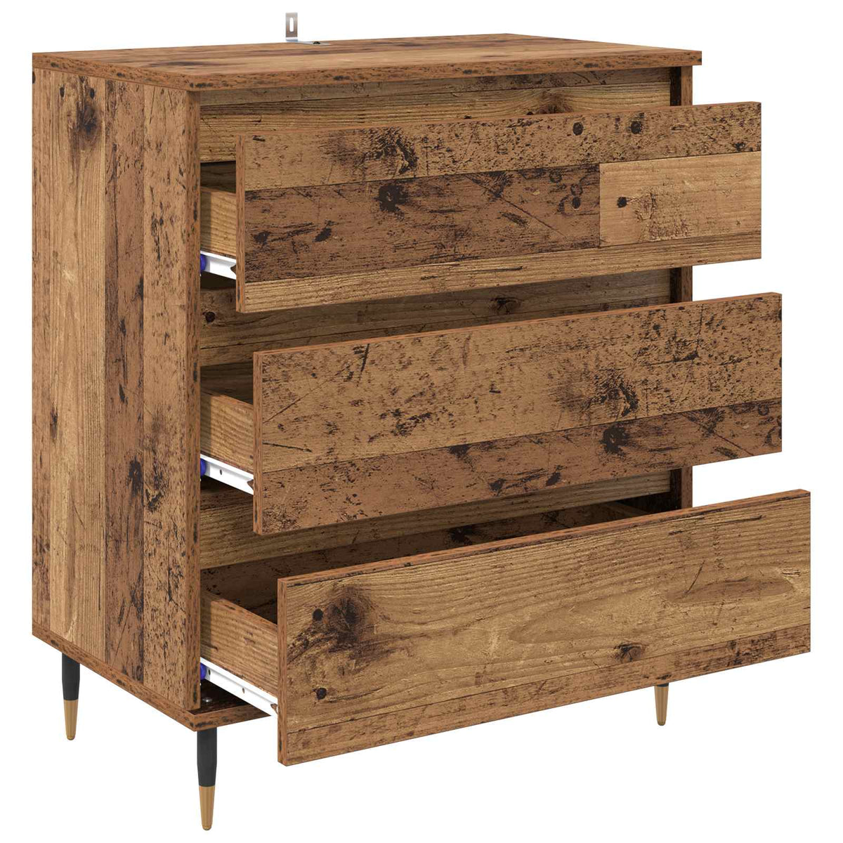 Sideboard Gammelt træ 60 x 35 x 70 cm Konstrueret træ