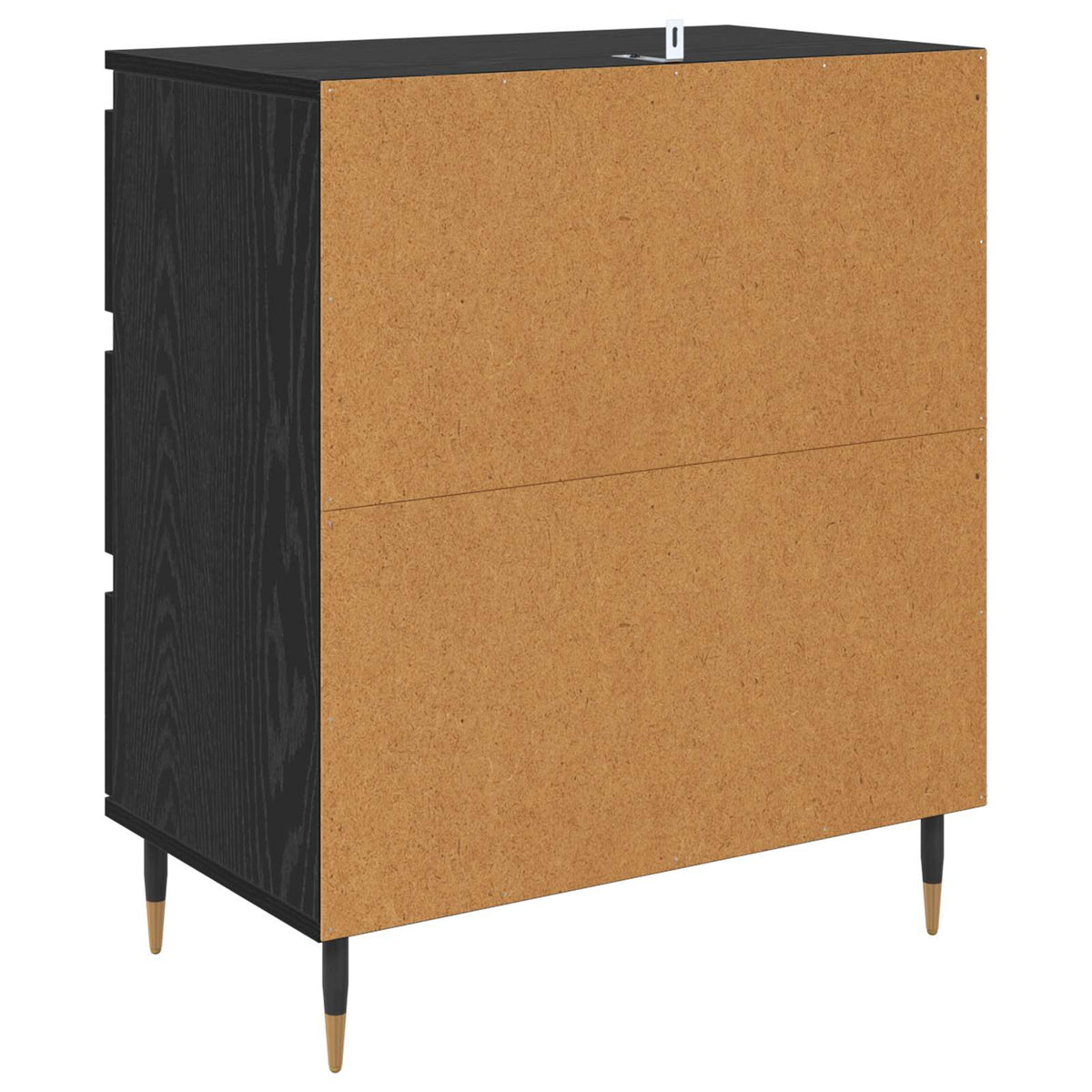 Sideboard Sort eg 60 x 35 x 70 cm Konstrueret træ