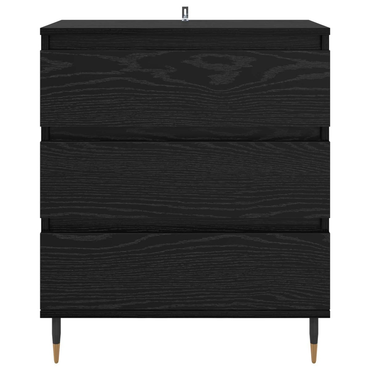 Sideboard Sort eg 60 x 35 x 70 cm Konstrueret træ
